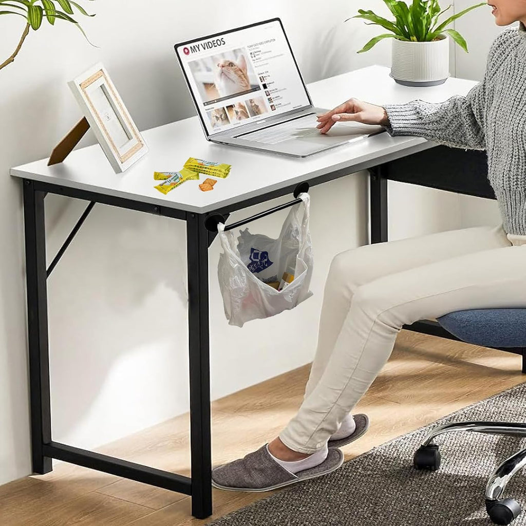 Magnetic Trash Bag Holder, Table Side Plastic Bag Holder,Grocery Bag Holder for Desk - Garbage Bags Are Always at Your Fingertips, No Need to Walk Back and Forth - up to 2 Kg(4 Lbs)