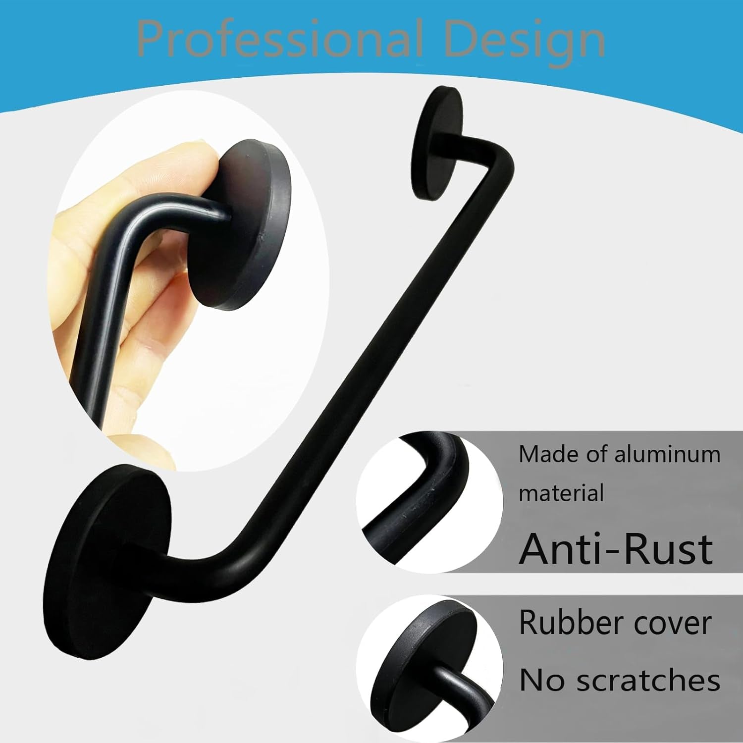 Magnetic Trash Bag Holder, Table Side Plastic Bag Holder,Grocery Bag Holder for Desk - Garbage Bags Are Always at Your Fingertips, No Need to Walk Back and Forth - up to 2 Kg(4 Lbs)